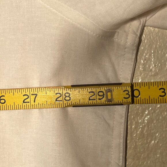 Cafe Luna Men's 2XL Dress Shirt Short Sleeve Button Up XO Design Linen/Viscose - Picture 16 of 16